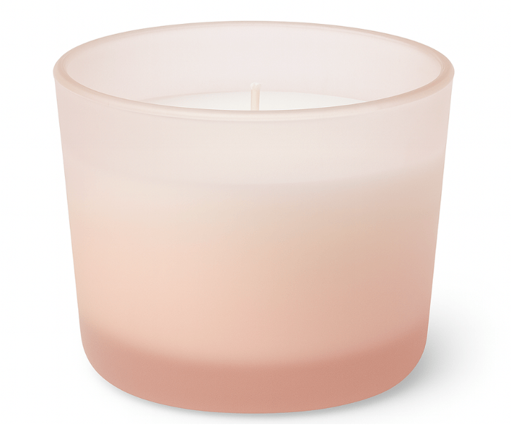נר ריחני 3 פתילות ורוד | 11ס"מ קוטר